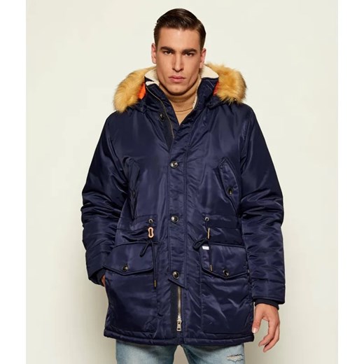 Guess Jeans Parka | Regular Fit ze sklepu Gomez Fashion Store w kategorii Parki męskie - zdjęcie 186545353