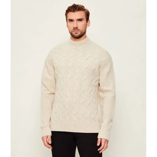 Napapijri Wełniany półgolf D-NINO T 176 | Relaxed fit ze sklepu Gomez Fashion Store w kategorii Swetry męskie - zdjęcie 186545363