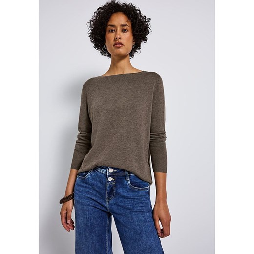 Street One Sweter w kolorze ciemnobrązowym ze sklepu Limango Polska w kategorii Swetry damskie - zdjęcie 186546341