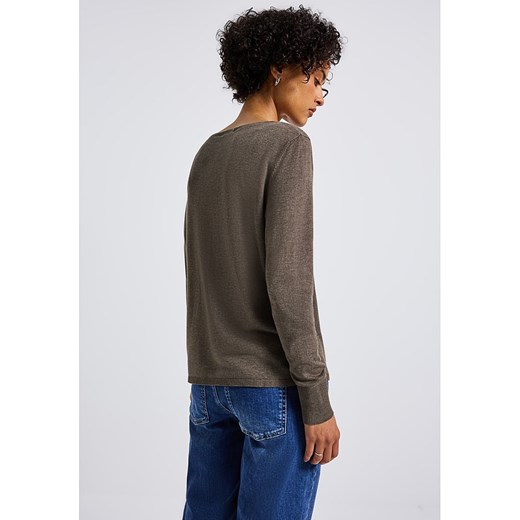 Street One Sweter w kolorze ciemnobrązowym Street One 36 okazja Limango Polska