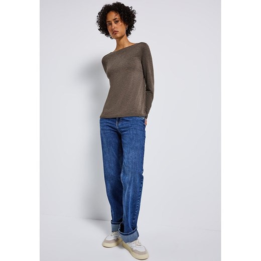 Street One Sweter w kolorze ciemnobrązowym Street One 38 Limango Polska wyprzedaż