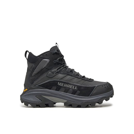 Merrell Śniegowce Moab Speed 2 Thermo Mid Wp J068305 Czarny ze sklepu MODIVO w kategorii Buty zimowe męskie - zdjęcie 186548542
