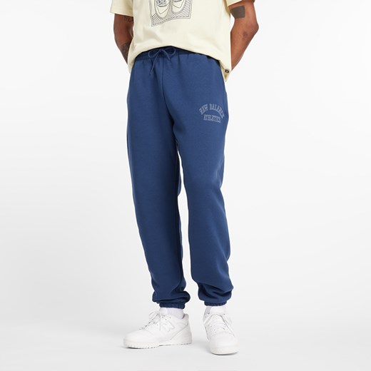 Spodnie męskie New Balance MP43505NNY – niebieskie New Balance L New Balance Poland okazja