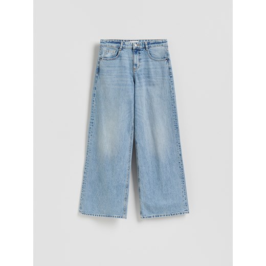 Reserved - Jeansy baggy fit - niebieski ze sklepu Reserved w kategorii Jeansy damskie - zdjęcie 186549943