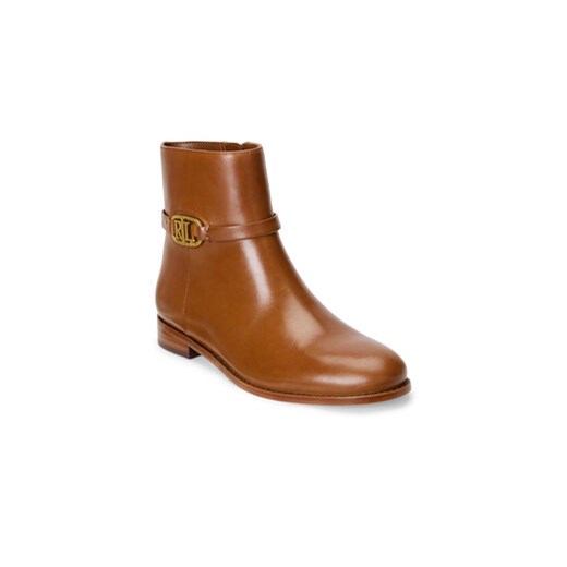 Botki Lauren Ralph Lauren 802912273002 Brązowy 38 eobuwie.pl