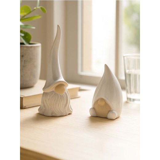 Sinsay - Dekoracja świąteczna w kształcie zgredka 2 pack - szary Sinsay One Size Sinsay