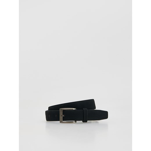 Reserved - Gładki pasek z klamrą - czarny ze sklepu Reserved w kategorii Paski dziecięce - zdjęcie 186552853