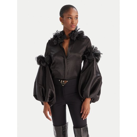 Babylon Bluzka S00303 Czarny Regular Fit ze sklepu MODIVO w kategorii Bluzki damskie - zdjęcie 186553922