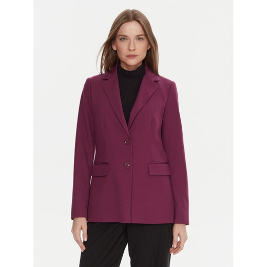 United Colors Of Benetton Marynarka 2L4HDW02W Fioletowy Slim Fit ze sklepu MODIVO w kategorii Marynarki damskie - zdjęcie 186555711