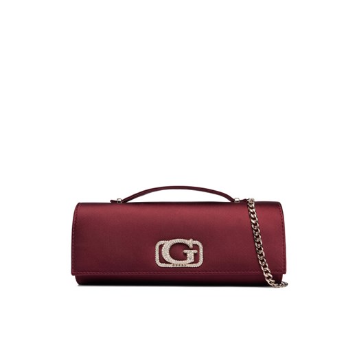 Guess Torebka Zalina Mini HWSE93 50720 Bordowy ze sklepu MODIVO w kategorii Kopertówki - zdjęcie 186555762