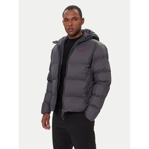 EA7 Emporio Armani Kurtka zimowa 7M000694 AF15956 U8117 Szary Regular Fit ze sklepu MODIVO w kategorii Kurtki męskie - zdjęcie 186555763