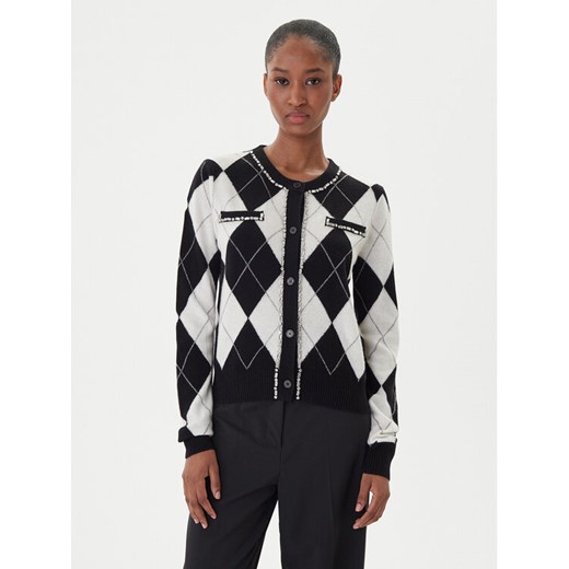 ICONA Kardigan RI5KT007 Czarny Regular Fit ze sklepu MODIVO w kategorii Swetry damskie - zdjęcie 186555774