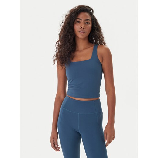 Girlfriend Collective Top Tommy 1045 Granatowy Slim Fit ze sklepu MODIVO w kategorii Bluzki damskie - zdjęcie 186555920