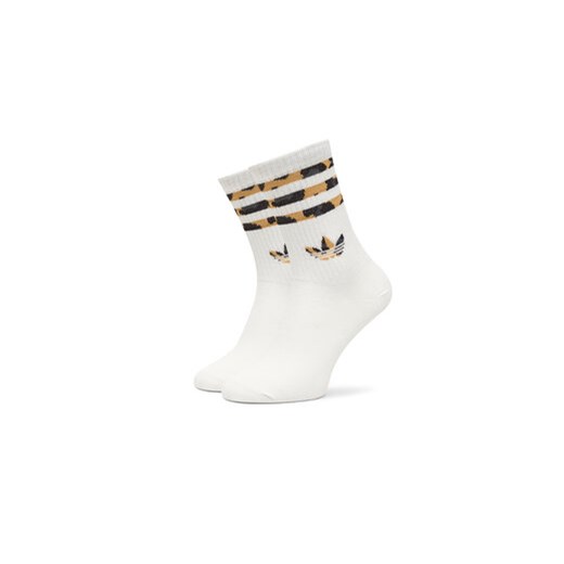 adidas Skarpety długie Leopard JV7855 Brązowy 37_39 MODIVO