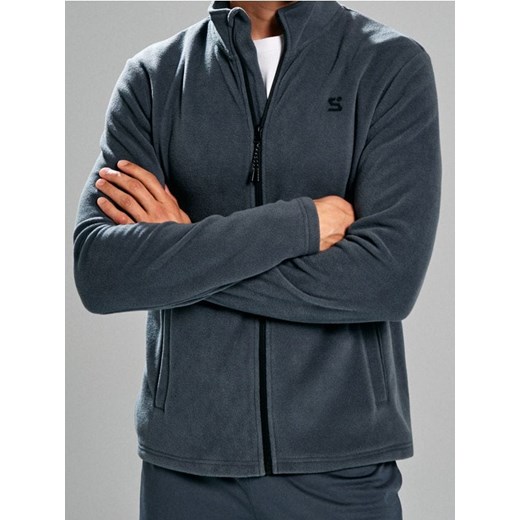 Sinsay - Bluza bomber - szary ze sklepu Sinsay w kategorii Bluzy męskie - zdjęcie 186558073