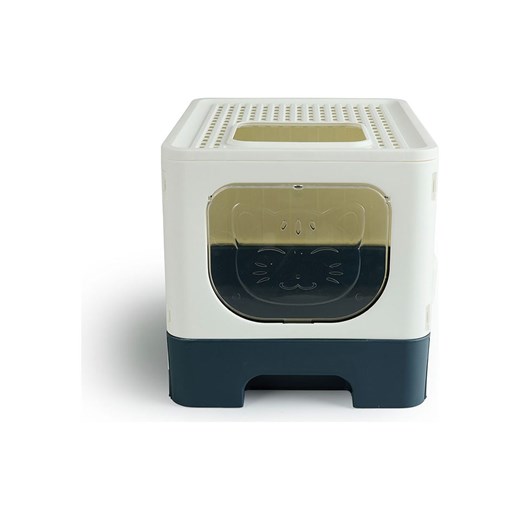 Lifa Living Kuweta w kolorze kremowo-antracytowym dla kota - 38 x 40 x 38 cm Lifa Living onesize wyprzedaż Limango Polska