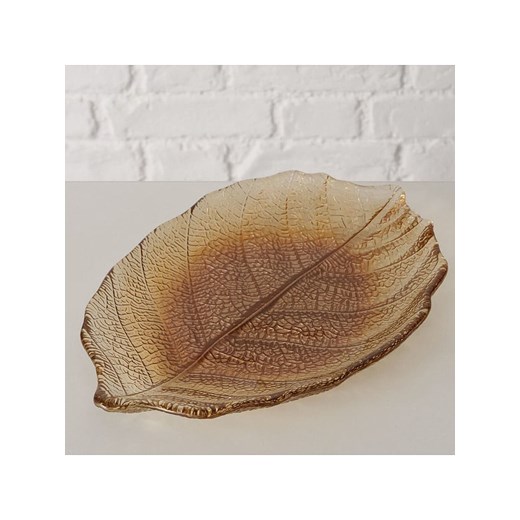 Boltze Talerz &quot;Fliras&quot; w kolorze jasnobrązowym do serwowania - 26,5 x 19 cm ze sklepu Limango Polska w kategorii Naczynia - zdjęcie 186560372