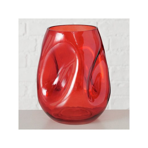 Boltze Wazon &quot;Lojin&quot; w kolorze czerwonym - wys. 17,3 x Ø 14 cm ze sklepu Limango Polska w kategorii Wazony - zdjęcie 186560383