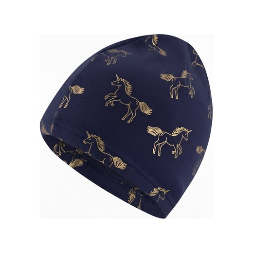 Salt and Pepper Czapka beanie w kolorze granatowym ze sklepu Limango Polska w kategorii Czapki dziecięce - zdjęcie 186560683