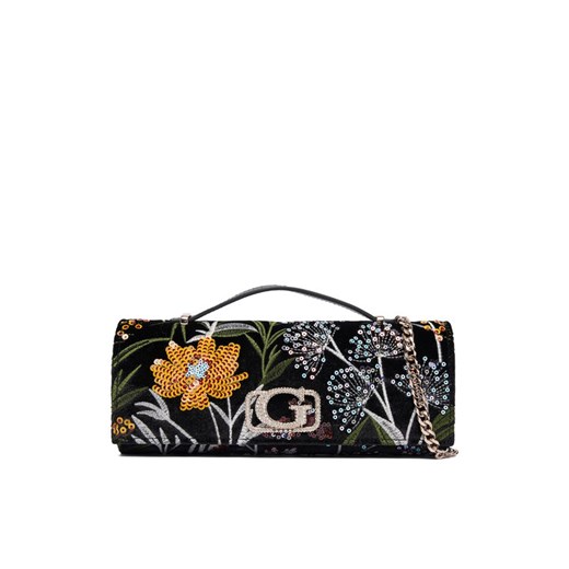Torebka Guess Zalina Mini HWVE93 50720 Czarny ze sklepu eobuwie.pl w kategorii Kopertówki - zdjęcie 186561771