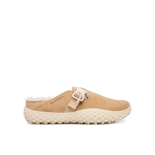 Merrell Klapki Wrapt Cozy J008652 Beżowy ze sklepu MODIVO w kategorii Klapki damskie - zdjęcie 186562784