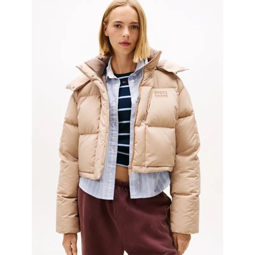 Tommy Jeans Puchowa kurtka ALASKA GRID | Cropped Fit ze sklepu Gomez Fashion Store w kategorii Kurtki damskie - zdjęcie 186564063