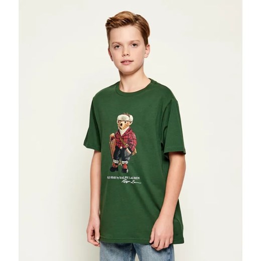 POLO RALPH LAUREN T-shirt | Regular Fit ze sklepu Gomez Fashion Store w kategorii T-shirty chłopięce - zdjęcie 186564100