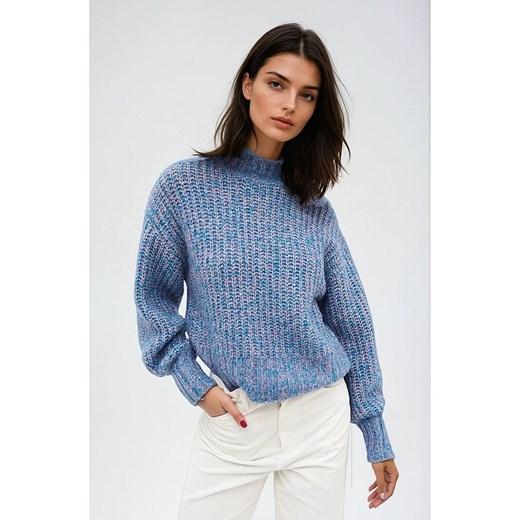 Monki Sweter w kolorze niebieskim ze sklepu Limango Polska w kategorii Swetry damskie - zdjęcie 186564512