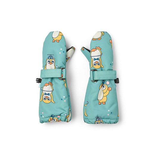Småfolk Rękawiczki w kolorze turkusowym ze sklepu Limango Polska w kategorii Rękawiczki dziecięce - zdjęcie 186564632