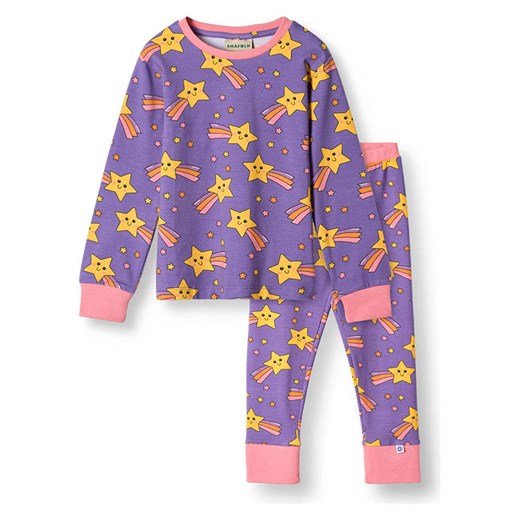 Småfolk Piżama w kolorze fioletowym 104/110 promocyjna cena Limango Polska