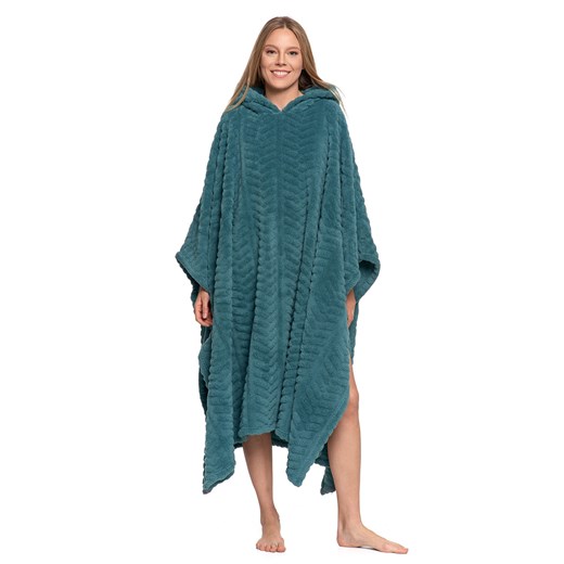 Szlafrok Moraj PDD4900-027 green ze sklepu kontri.pl w kategorii Szlafroki damskie - zdjęcie 186565280