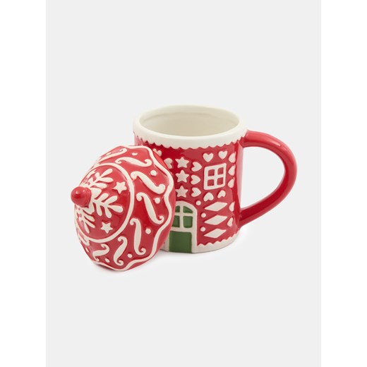 Sinsay - Kubek z motywem świątecznym - czerwony Sinsay One Size Sinsay