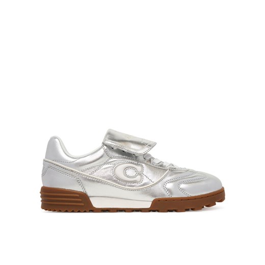 Coach Sneakersy Match CCI44 Srebrny ze sklepu MODIVO w kategorii Buty sportowe damskie - zdjęcie 186567304