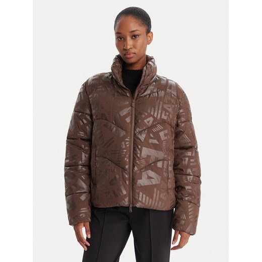 EA7 Emporio Armani Kurtka zimowa 7W000654 AF16408 F6104 Brązowy Regular Fit ze sklepu MODIVO w kategorii Kurtki damskie - zdjęcie 186567322
