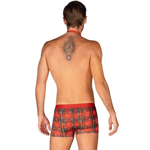 Obsessive świąteczne męskie przebranie Mr Merrilo, Kolor czerwony-kratka, Rozmiar 2XL/3XL, Obsessive ze sklepu Primodo w kategorii Majtki męskie - zdjęcie 186568190