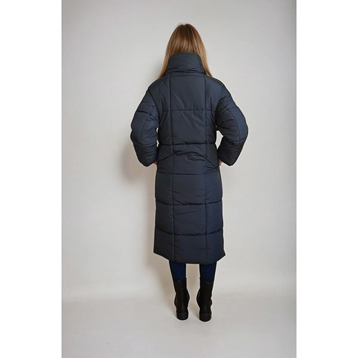 Monki Płaszcz pikowany w kolorze granatowym Monki S Limango Polska okazja