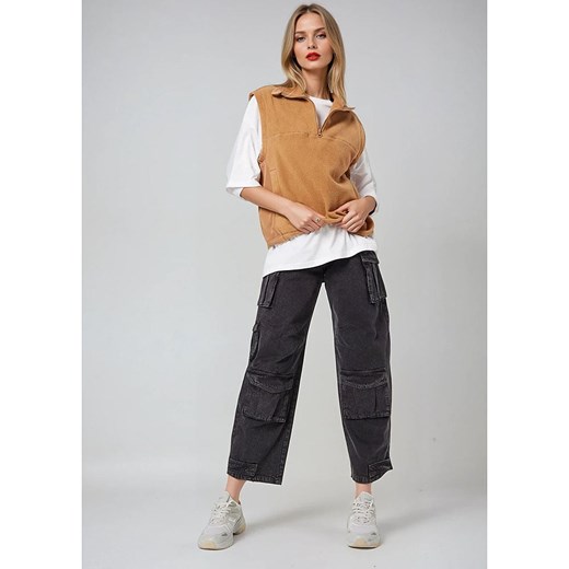 Weekday Dżinsy - Tapered fit - w kolorze czarnym ze sklepu Limango Polska w kategorii Jeansy damskie - zdjęcie 186568642