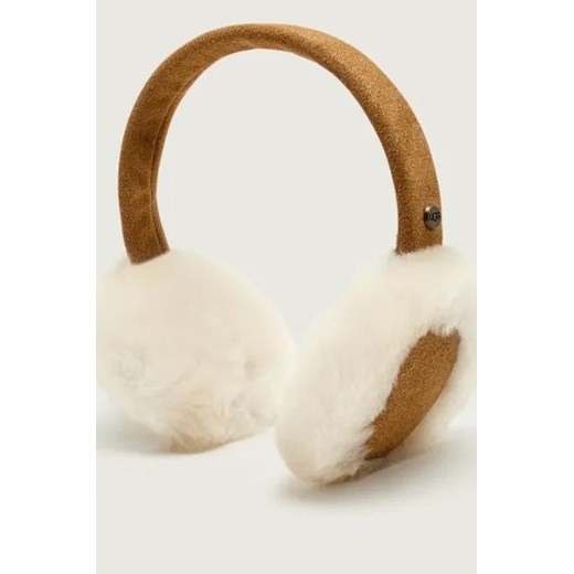 UGG Wełniane nauszniki K DAZZLE | z dodatkiem skóry | shearling OS Gomez Fashion Store