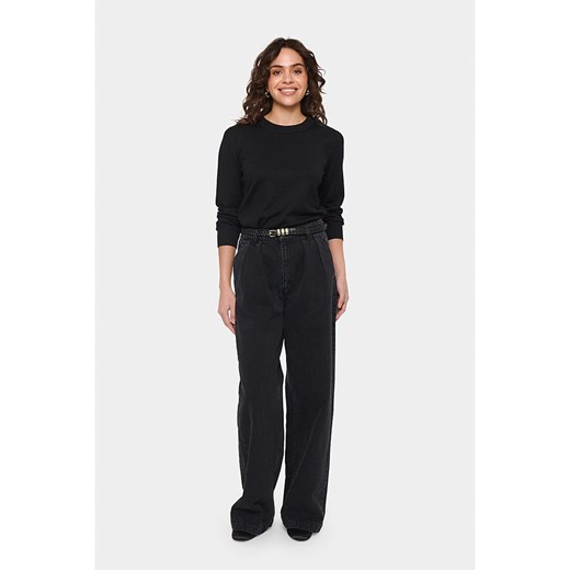 SAINT TROPEZ Sweter &quot;Mila&quot; w kolorze czarnym ze sklepu Limango Polska w kategorii Swetry damskie - zdjęcie 186569650