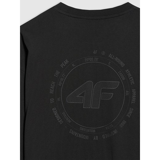 4F Bluza w kolorze czarnym M promocja Limango Polska