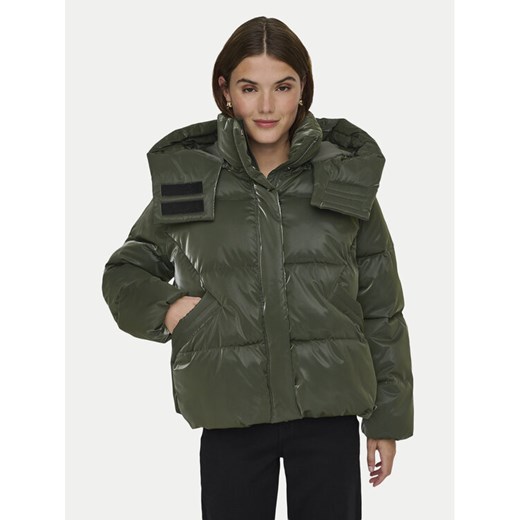 ONLY Kurtka zimowa Bergen 15351969 Zielony Oversize ze sklepu MODIVO w kategorii Kurtki damskie - zdjęcie 186569890