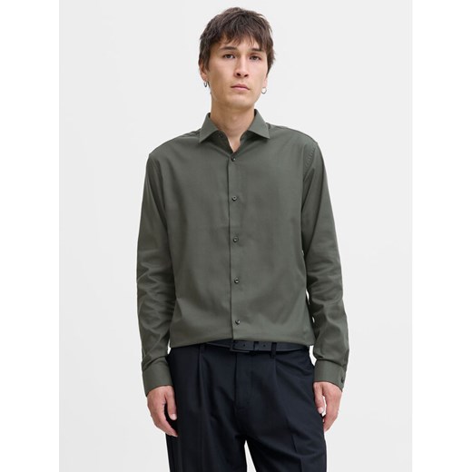Jack & Jones Koszula Parker 12227385 Zielony Slim Fit ze sklepu MODIVO w kategorii Koszule męskie - zdjęcie 186569893