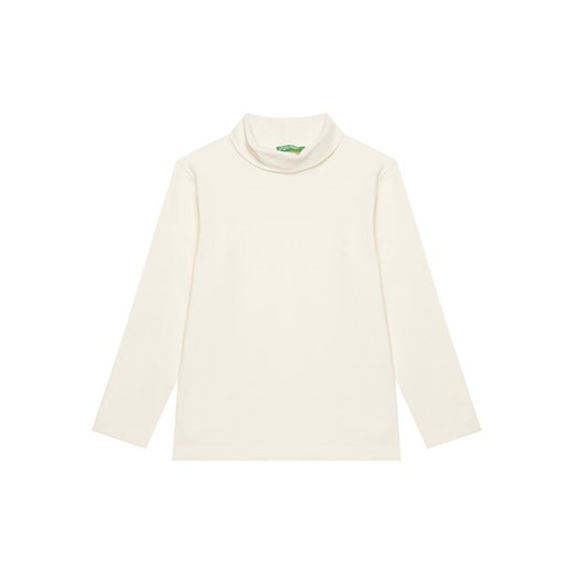 United Colors Of Benetton Bluzka 3DKEG10JU Écru Regular Fit ze sklepu MODIVO w kategorii T-shirty chłopięce - zdjęcie 186569903
