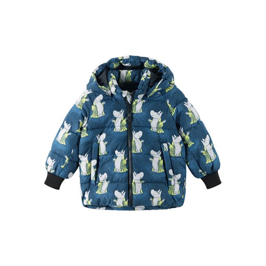 Reima Kurtka zimowa Moomin Lykta 5100013B Granatowy Regular Fit ze sklepu MODIVO w kategorii Kurtki dziewczęce - zdjęcie 186569924