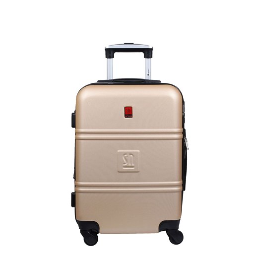Złota walizka kabinowa 55cm poszerzana Art Class Collection ze sklepu Słoń Torbalski w kategorii Walizki - zdjęcie 186570240