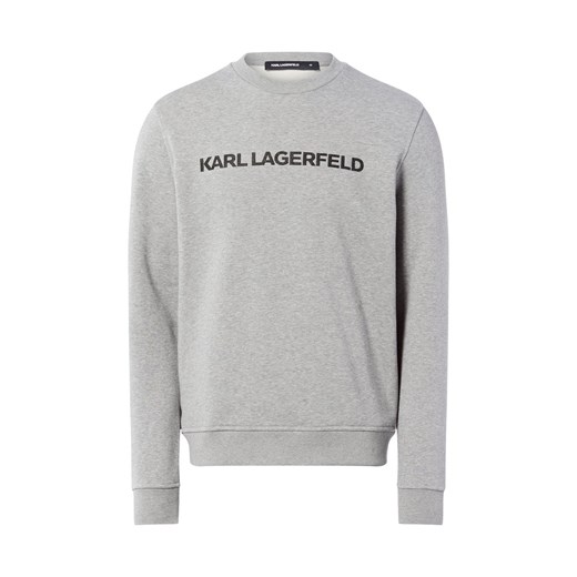 KARL LAGERFELD Bluza męska Mężczyźni Bawełna jasny szary marmurkowy Karl Lagerfeld XXL vangraaf