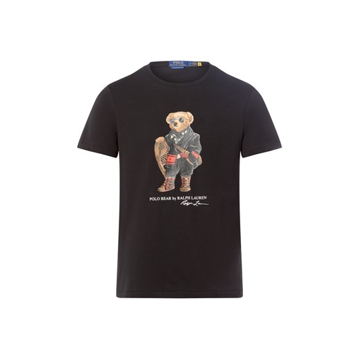 Polo Ralph Lauren Koszulka męska Mężczyźni Bawełna czarny nadruk ze sklepu vangraaf w kategorii T-shirty męskie - zdjęcie 186570462