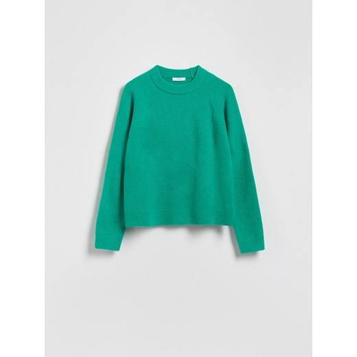 Reserved - Sweter z domieszką wełny - jasnozielony ze sklepu Reserved w kategorii Swetry damskie - zdjęcie 186571243