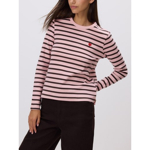 Reserved - Longsleeve z haftem - różowy Reserved XL Reserved