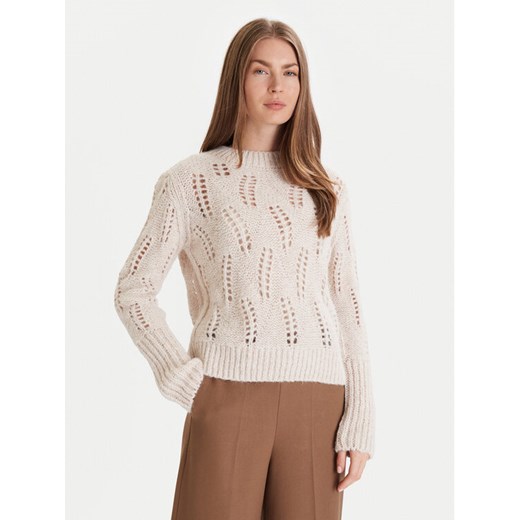 JOOP! Sweter 58 254KN58Kalma 30048461 Beżowy Regular Fit ze sklepu MODIVO w kategorii Swetry damskie - zdjęcie 186571893